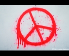 Fluorescent Peace Sign