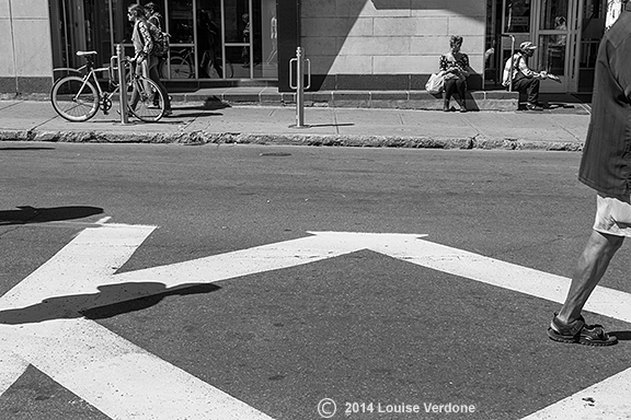 Ombres, gens et lignes