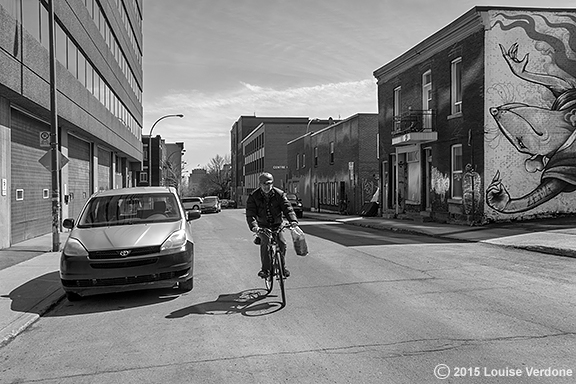 Cyclist and Mouse