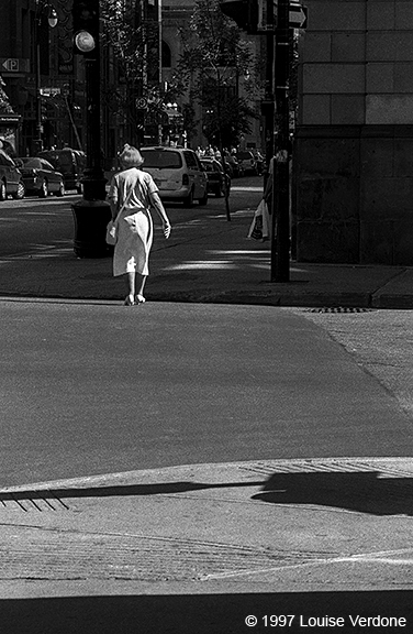 Woman in White in the Light