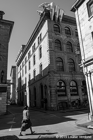 Woman and Hand in the Light