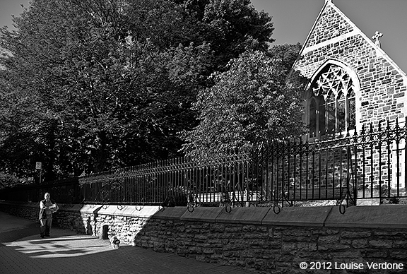Man and Dog in the Light