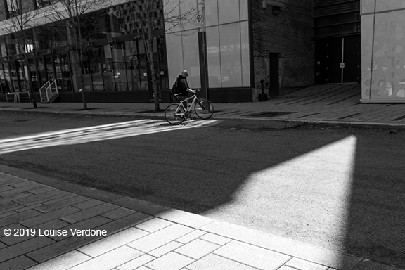 Cyclist in the Light
