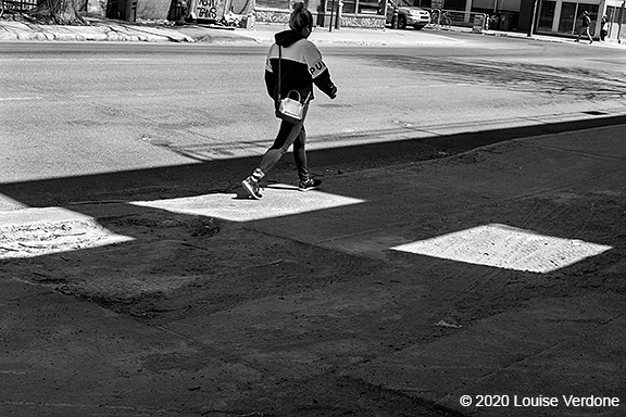 Woman with Purse in the Light